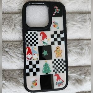 Christmas Festive Checkered IPhone 16 Pro Case